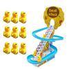 Electric Small Duck Climbing Stairs Toy