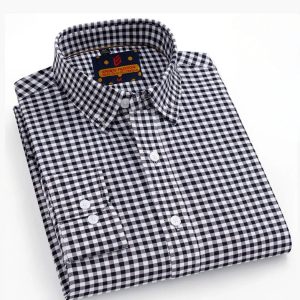 Mens long sleeve Grameen check shirt