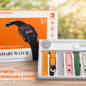 KW78 Ultra 3 Smart Watch – 7+1 Premium Strap Edition