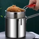 Deep frying pot Stainless steel
