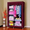 Portable 2 layer wardrobe