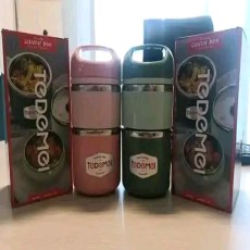 TEDEMEI 2 Layers Stainless Steel Lunch...