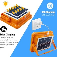 Portable Solar LED Floodlight Recharge...
