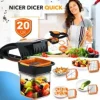 Stainless Steel 5-in-1 Nicer Quick Dic...