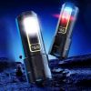 rechargeable zoom led flashlight usb t...