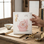 Traditional Oriental Handheld Mini Fan – Elegant Design & Powerful Cooling